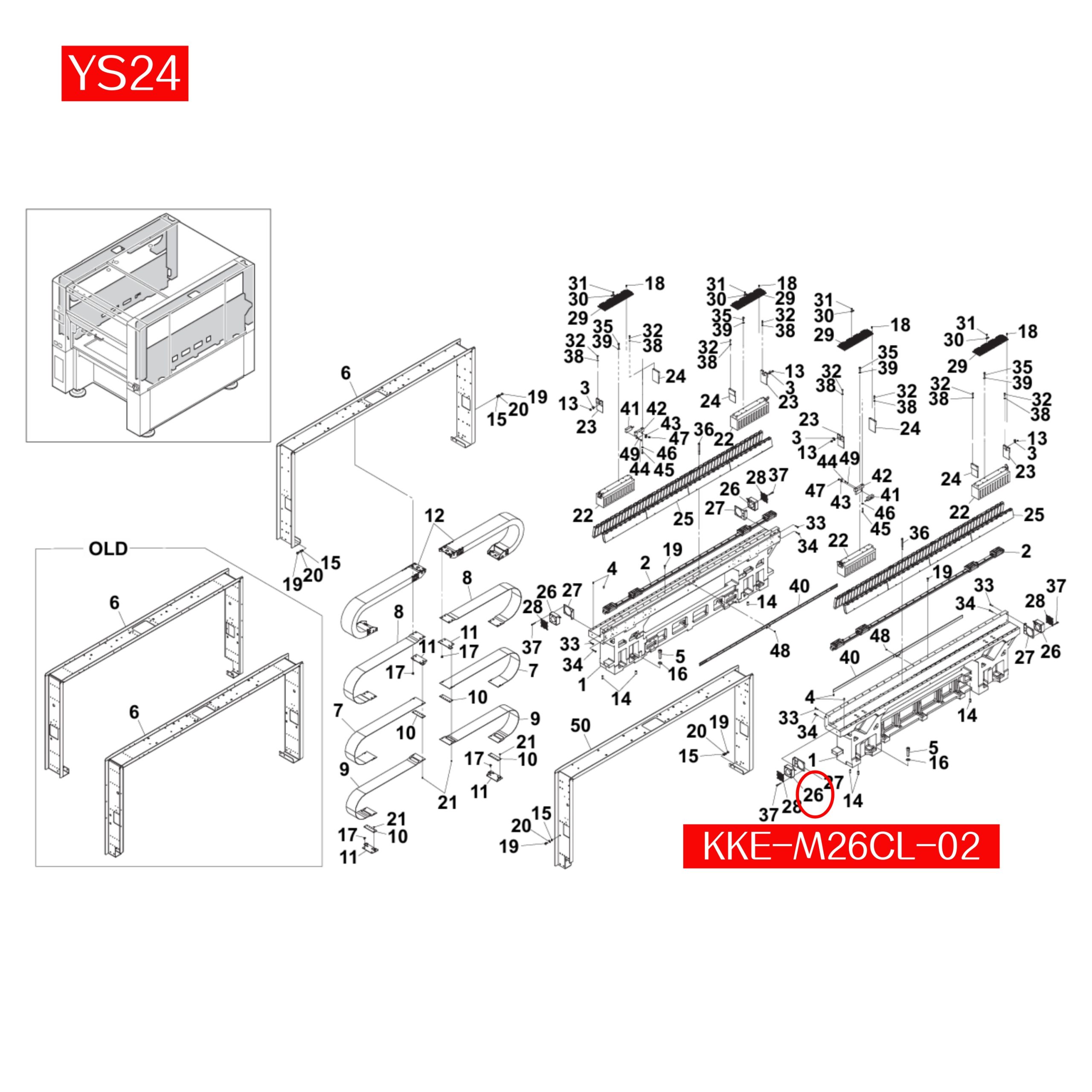 KKE-M26CL-02 Fan Motor Assy For Yamaha YS24 SMT Machine - Image 2