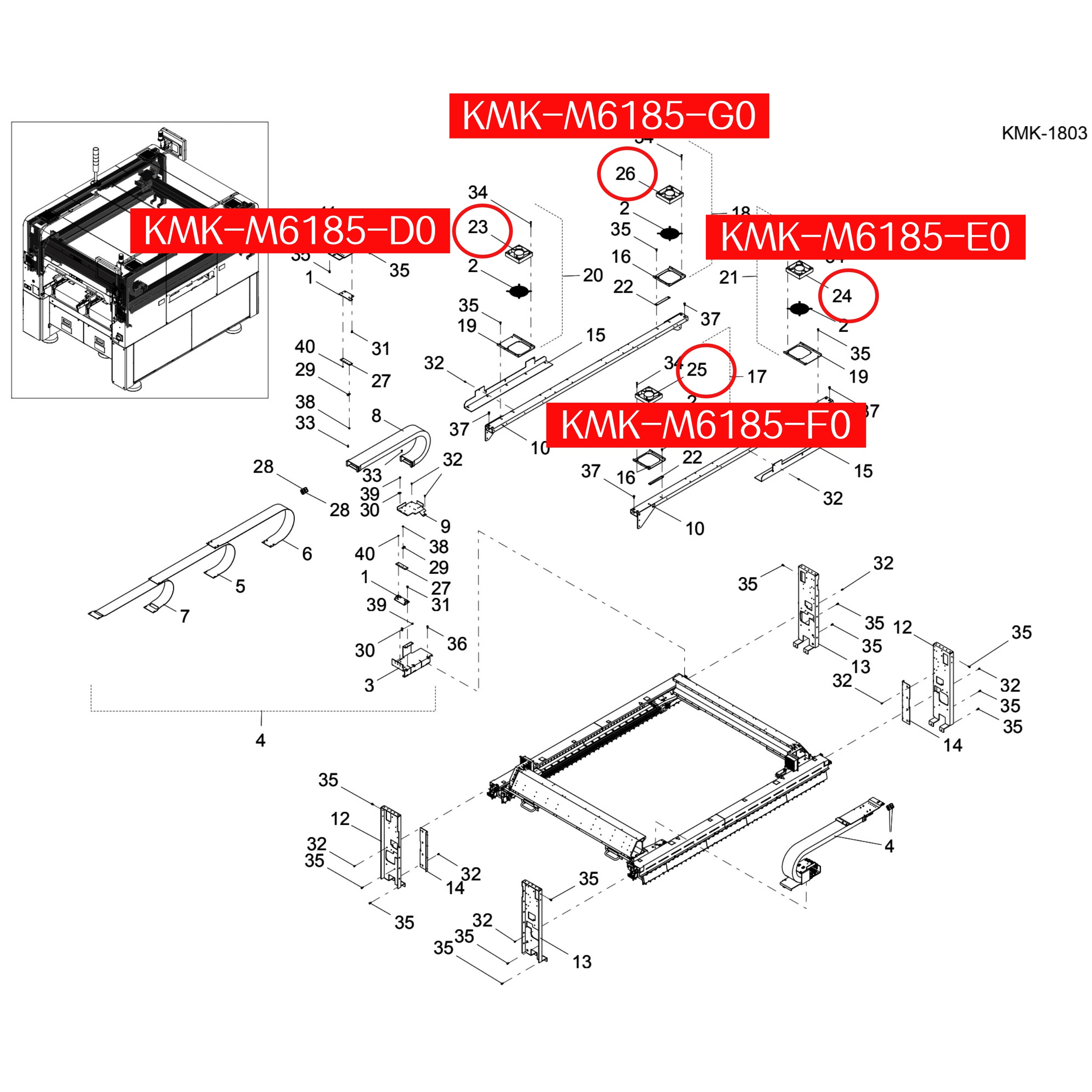 KMK-M6185-F0 Fan Motor Assy For YAMAHA YSM10 YSM20R SMT Pick And Place Machine - Image 2