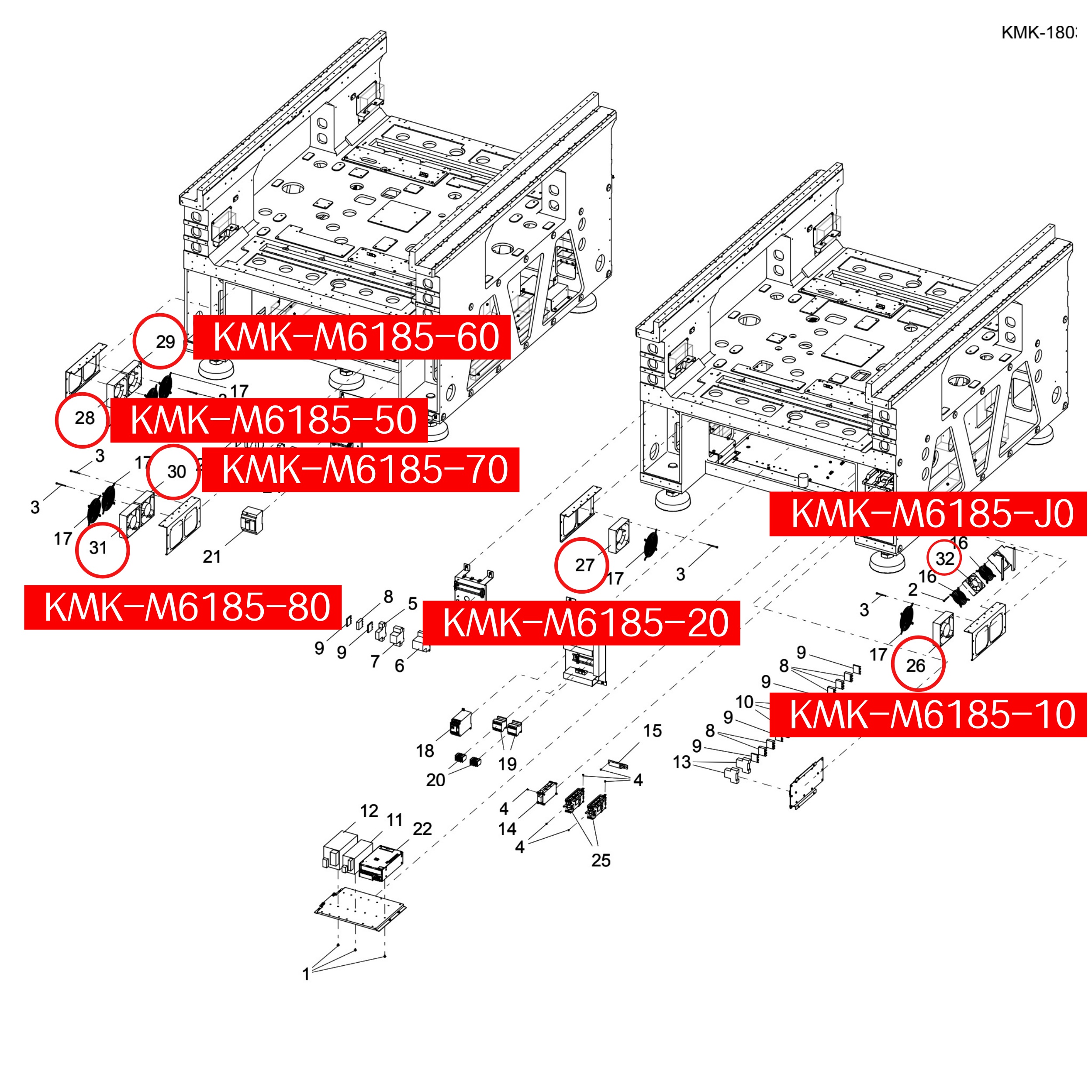 KMK-M6185-70/80 Fan Motor Assy For YAMAHA YSM10 YSM20R SMT Machine - Image 2