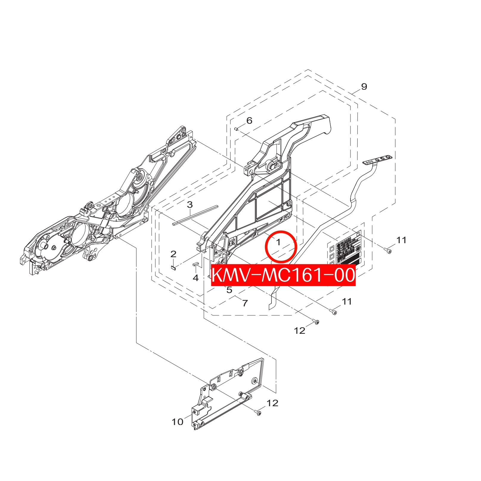 KMV-MC161-00 Box Top Tape For Yamaha ZSR 8mm SMT Feeder - Image 2