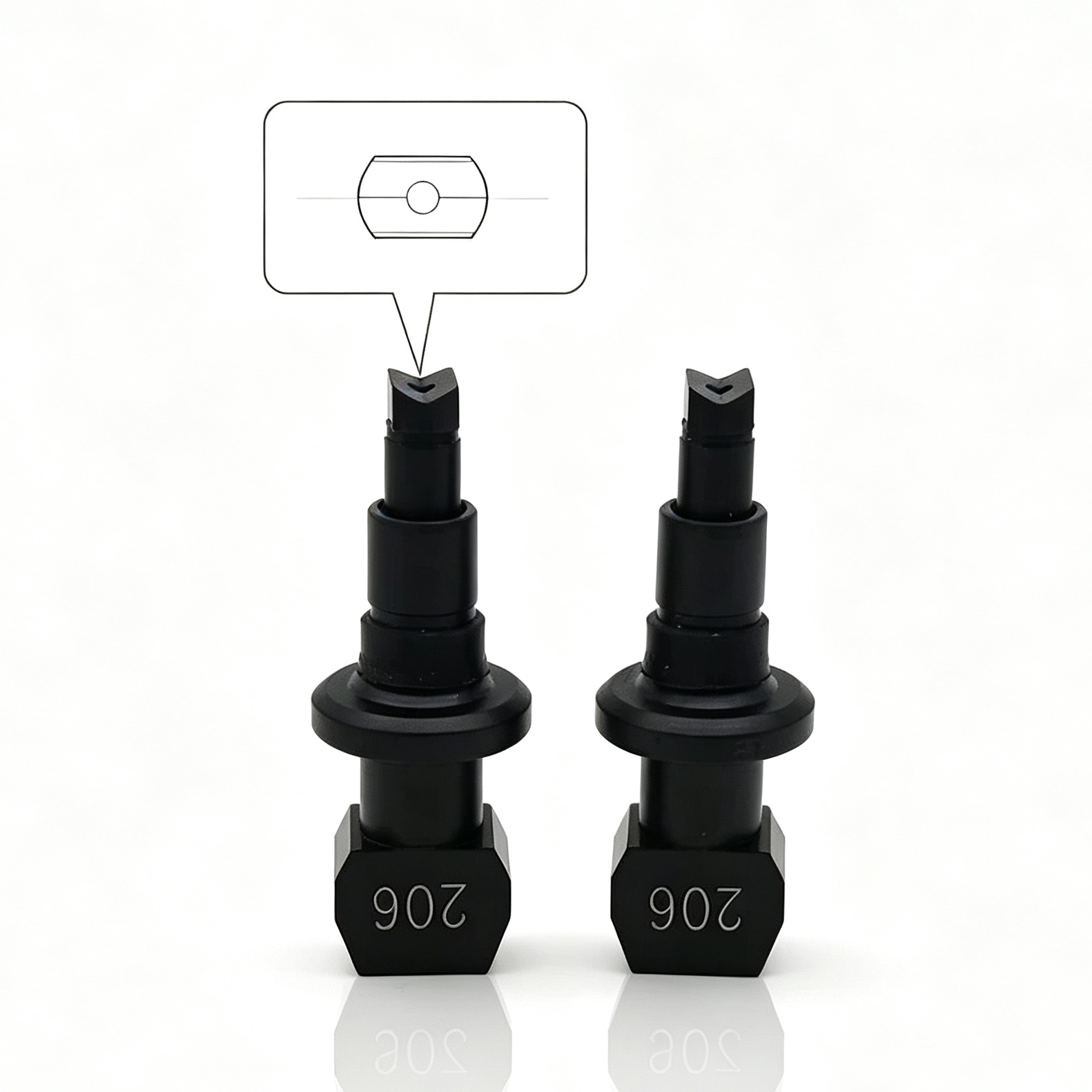 Nozzle 206A Assy for YG200 KGT-M7760-A0X