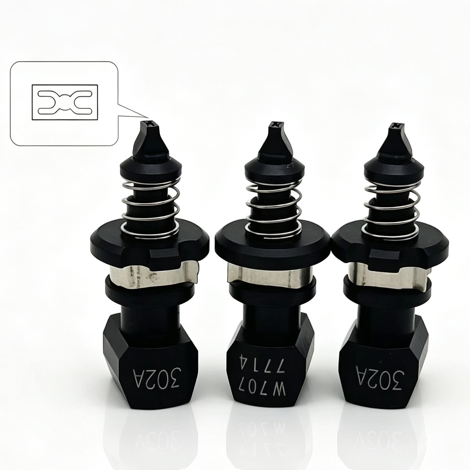 Nozzle 302A Assy for YS/YSM KHN-M7720-A1X