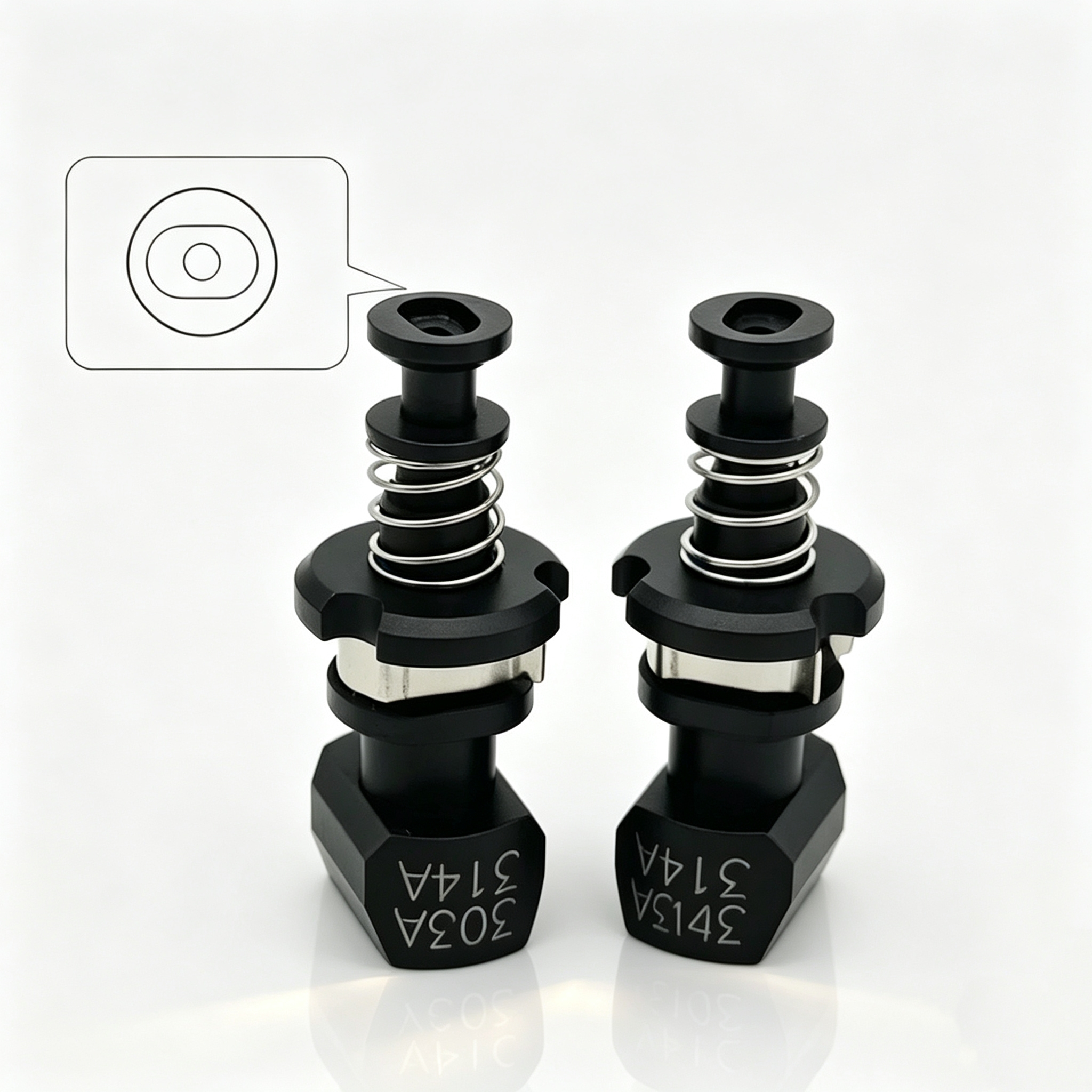 Nozzle 303A/314A Assy for YS/YSM KHY-M7740-A0X