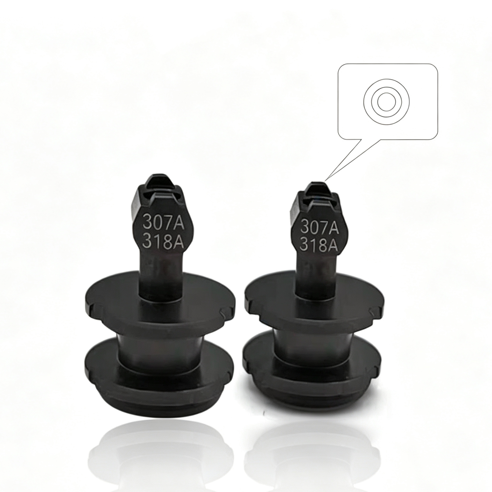 Nozzle 307A/318A Assy for YS/YSM KHY-M7780-A0X