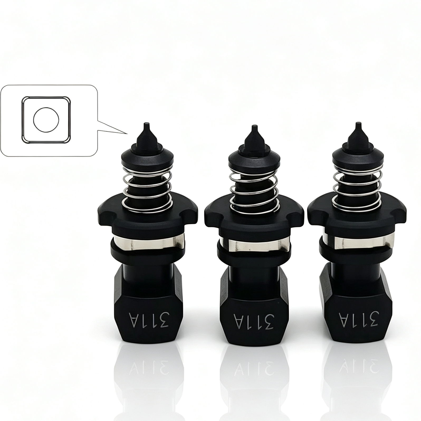 Nozzle 311A Assy for YS/YSM KHY-M7710-A1 Single-hole
