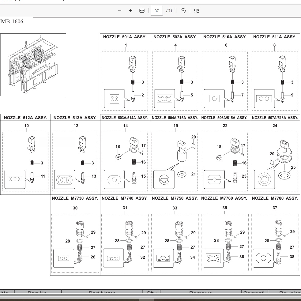 Nozzle 7203A Assy for YSM40R KMB-M7730-A0 - Image 2