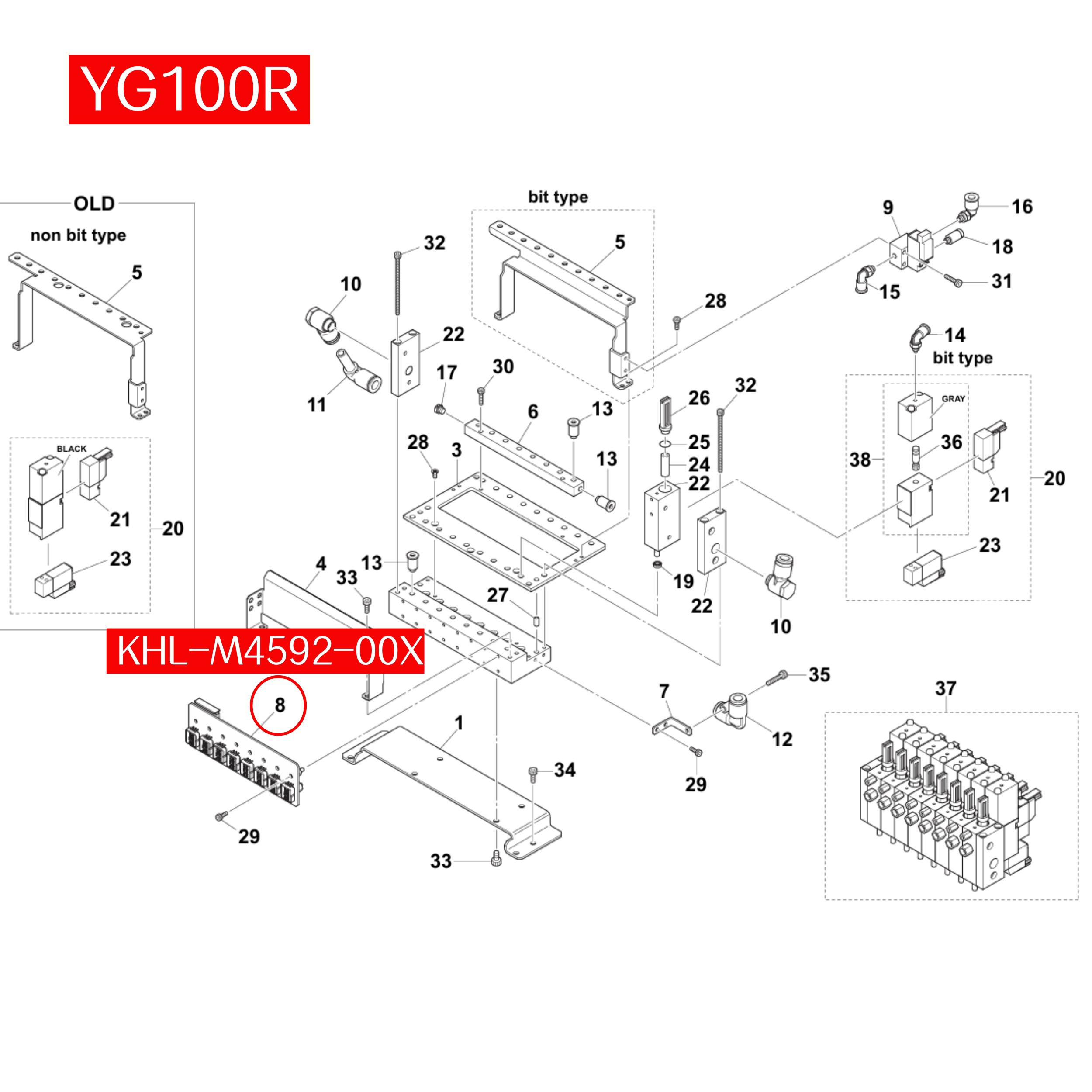 KHL-M4592-00X Vac Sensor Board for Yamaha YG100 YG100RA YG100RB SMT Machine - Image 2