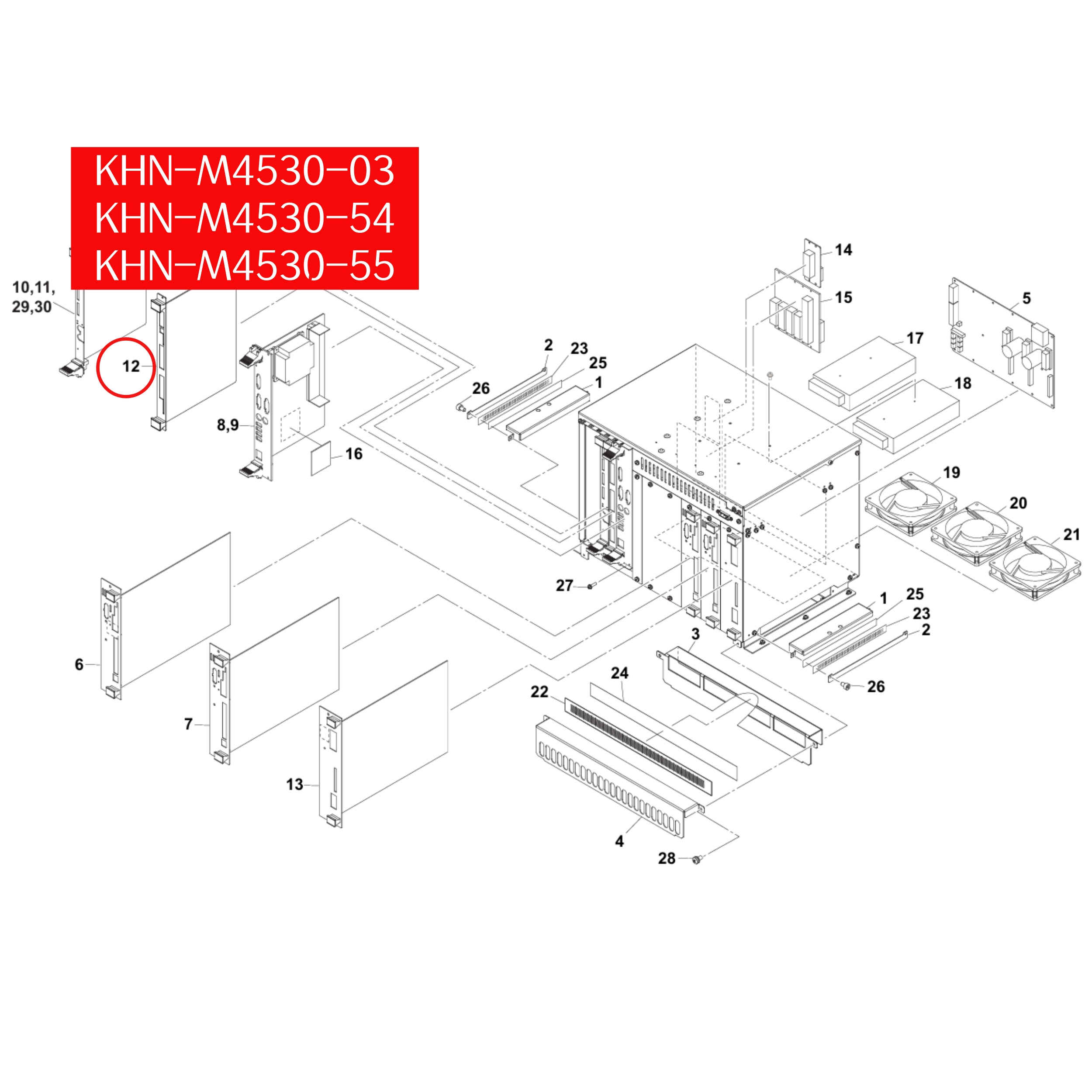 KHN-M4530-03/54/55/13/12 Remote IF Board Assy For YAMAHA YS12 YS24 SMT Machine - Image 2