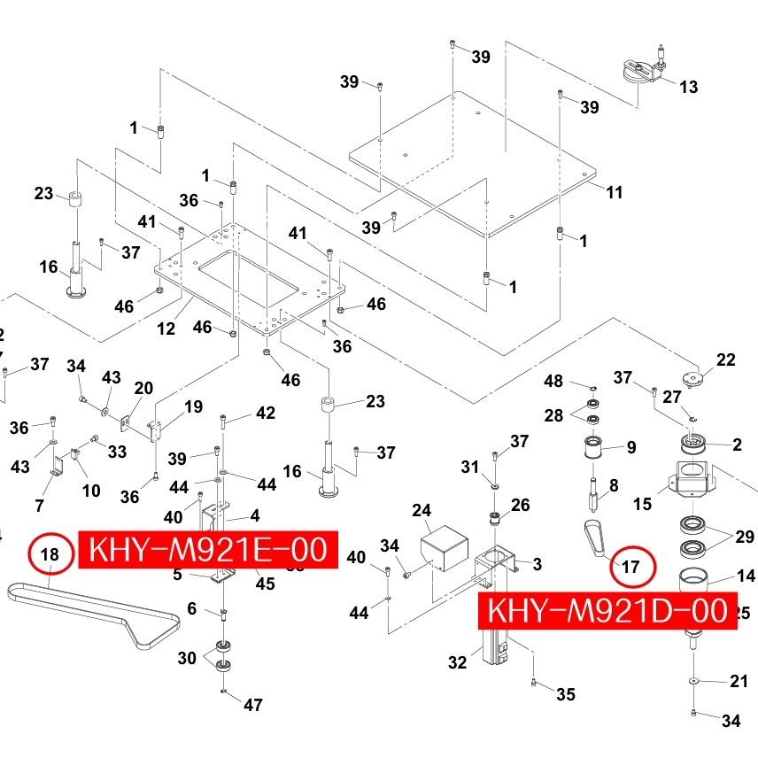 KHY-M921E-00 BELT 1086-3GT-15 for Yamaha YG12 SMT Machine - Image 2