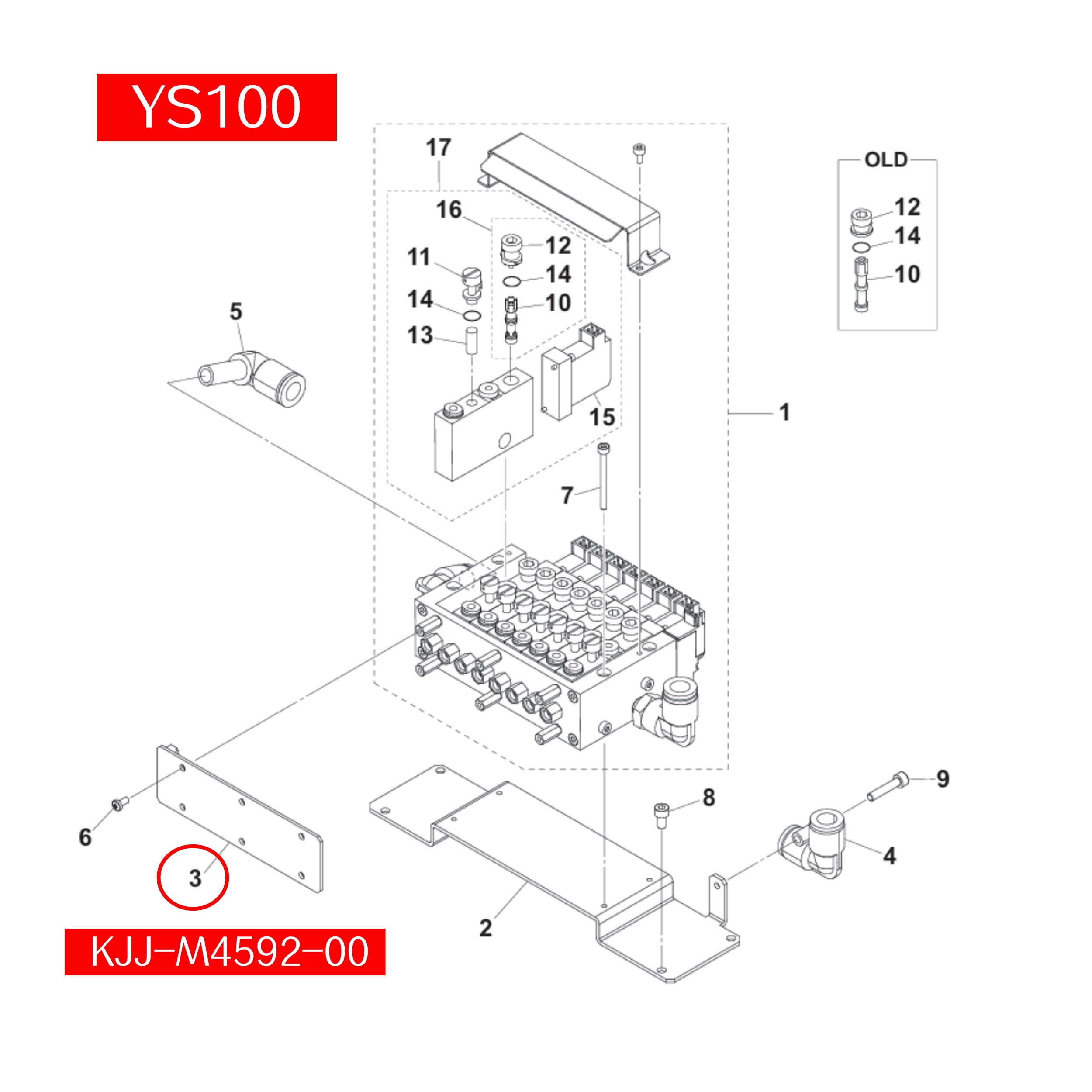 KJJ-M4592-00 Vac Sensor Brd Assy for Yamaha YS100 SMT Machine - Image 2